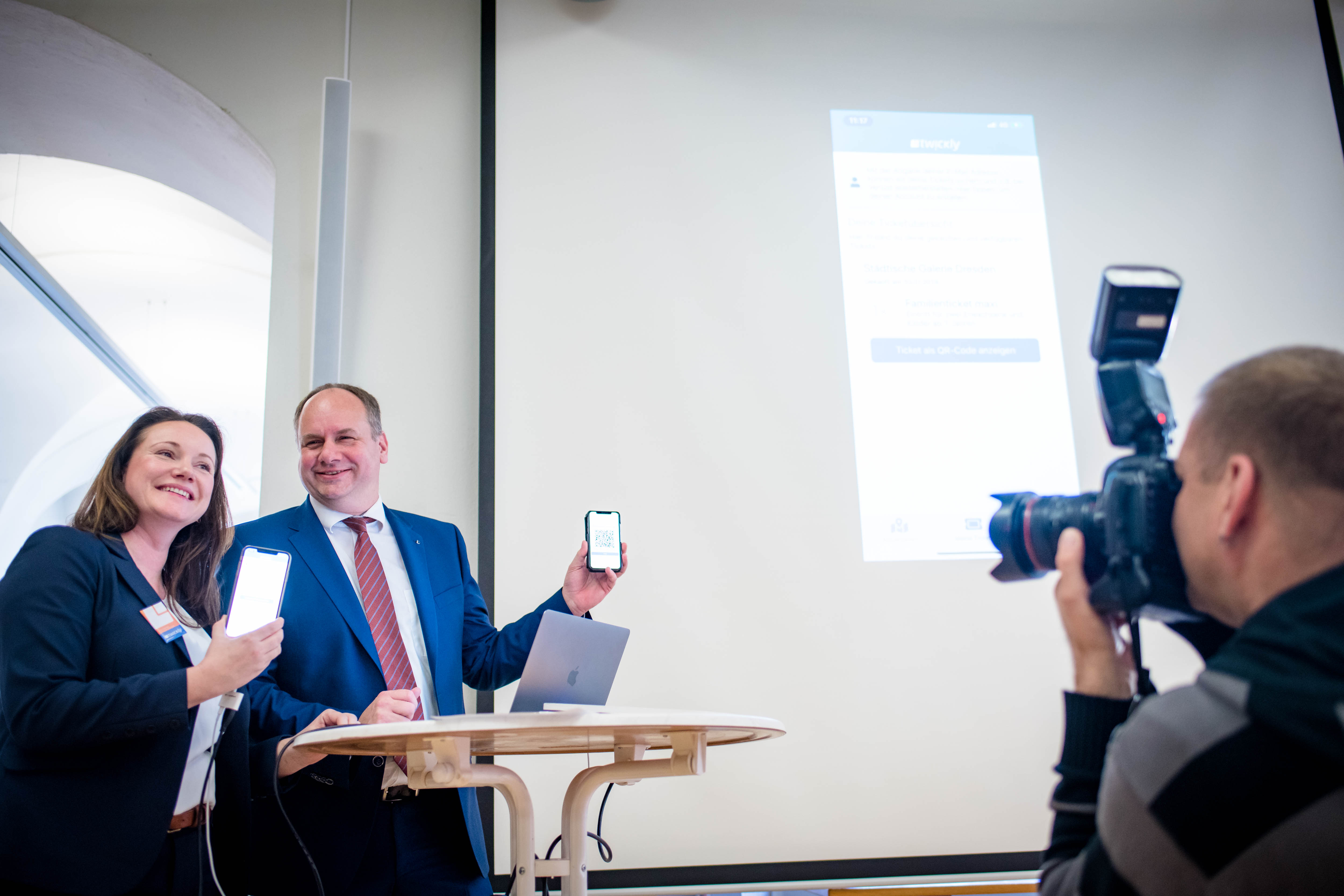 Pressekonferenz zu "twickly"